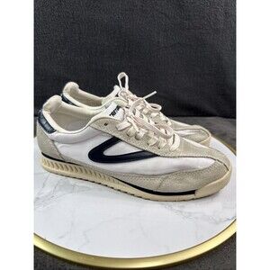 TRETORN Women's Rawlins Retro Sneaker Shoes ~ White/Navy Size 6M